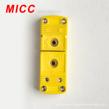 MICC type K OMEGA Miniature thermocouple prise et douille